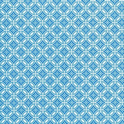 feuille de papier de coton de la marque Papertree avec le motif mizuki bleu sur fond clair