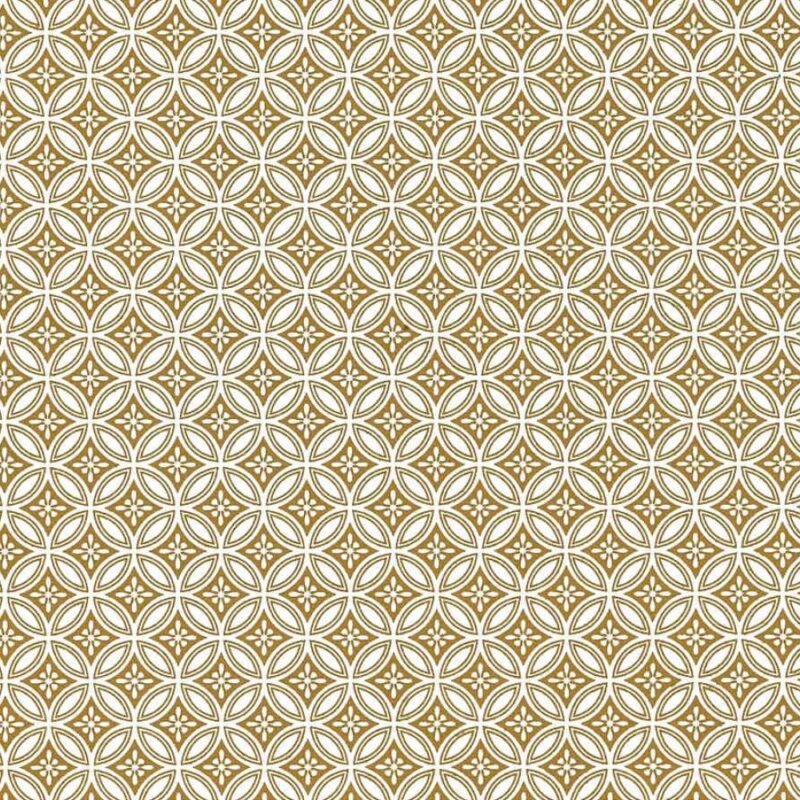 feuille de papier de coton de la marque papertree avec le motif mizuki ivoire et camel