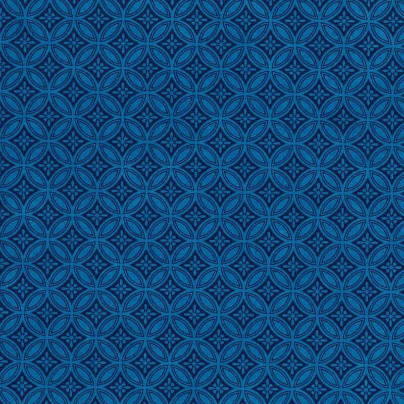 Feuille de papier de coton de la marque Papertree avec le motif mizuki de la couleur navy