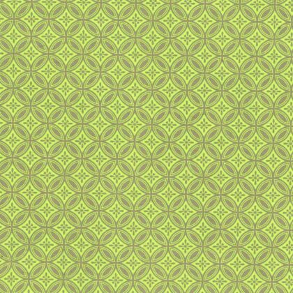 feuille de papier de coton de la marque papertree motif géométrique mizuki sur fond vert