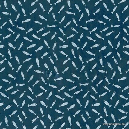 papier main lamali lokta sardine blanc et bleu