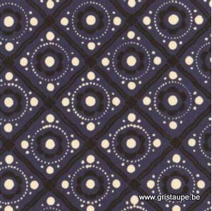 papier italien carta varese aux motifs géométriques bleu type carrelage