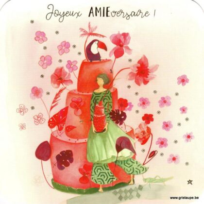 Carte de Bonne Année Anne-Sophie Rutsaert « Une bonne année belle à rêver !  » - CORRESPONDANCES