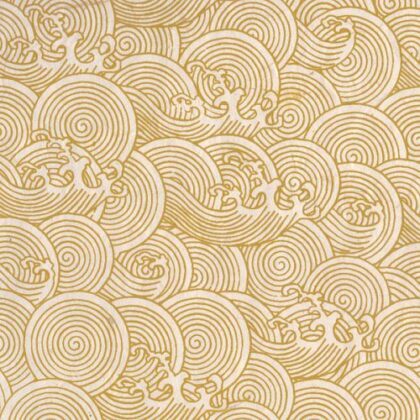 feuille de papier lokta fabriqué par lamali motif okinawa naturel