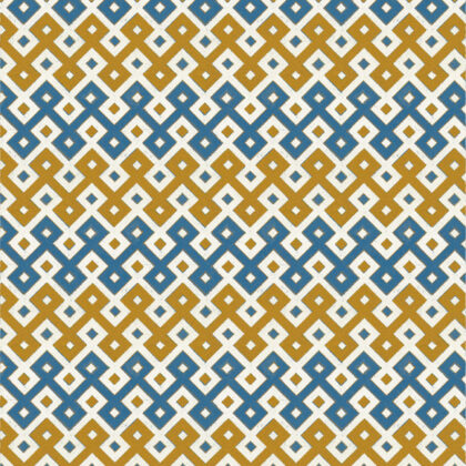 papier italien tassotti motif pavimento blu et giallo