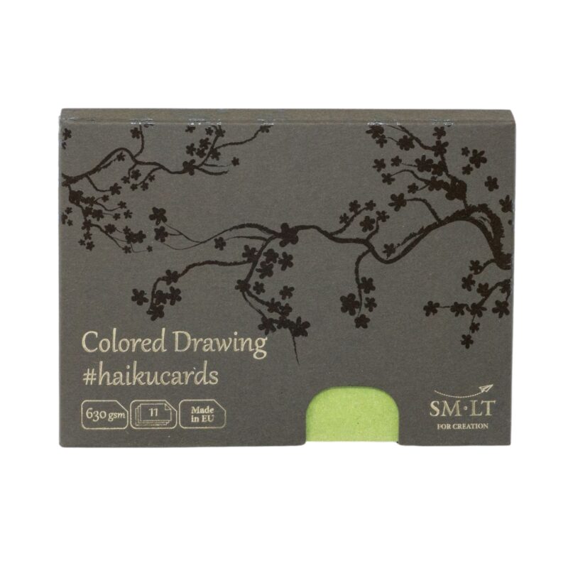 bloc de cartes haiku multicolore 630gr