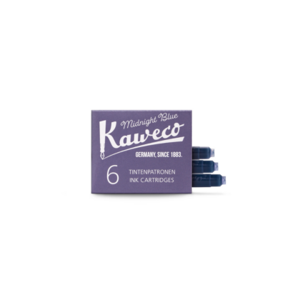 boite de cartouches d'encre kaweco couleurmidnight blue