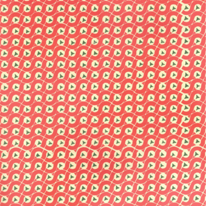 feuille de papier italien carta varese avec un motif géométrique rouge et vert