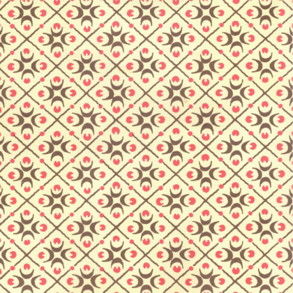 feuille de papier italien carta varese avec un motif géométrique en forme de croissant vert olive et rose