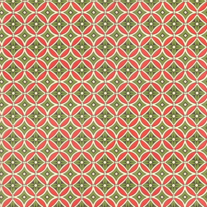 papier italien carta varese avec un motif géométrique rouge et vert