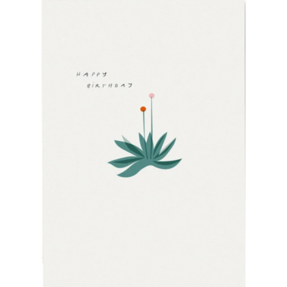 carte postale illustrée par Pleased to meet motif de fleurs